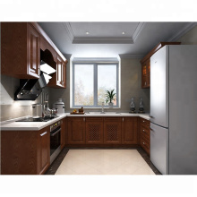 2021 hot sale manufacturer OEM kitchen furniture solid wood luxury cabinet